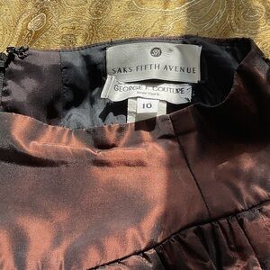 George F Couture Saks Fifth Avenue Full ball gown skirt